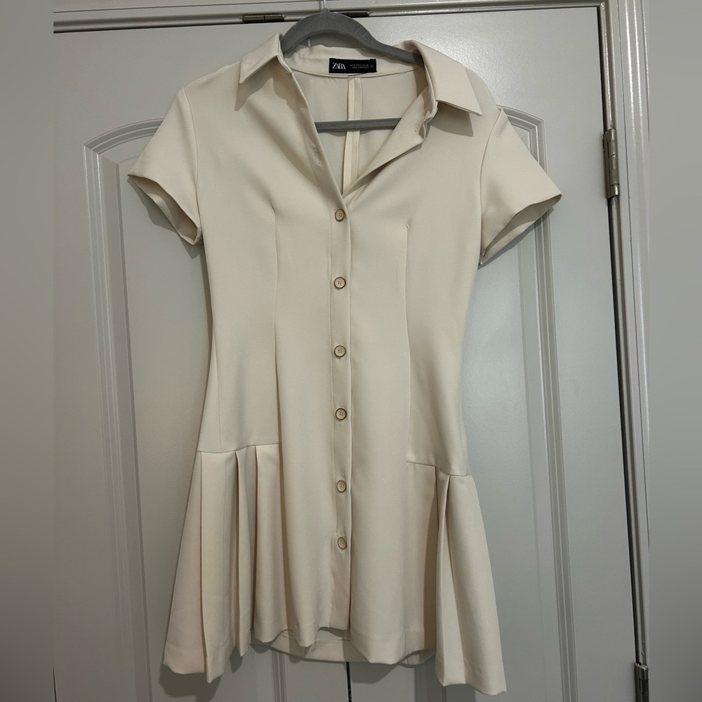 ZARA button down dress